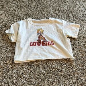 PacSun Cowgirl Graphic Kids T-Shirt - White